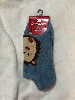 🦔 Snugadoo Adult Hedgehog Fuzzy Cozy Socks